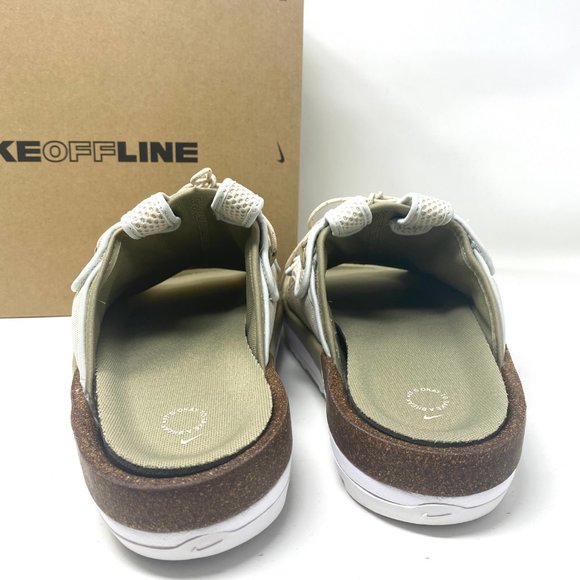 NIKE Mens Size CZ0332 201 Offline 2.0 Rattan White Khaki Light Bone Mesh Textile - Picture 6 of 8